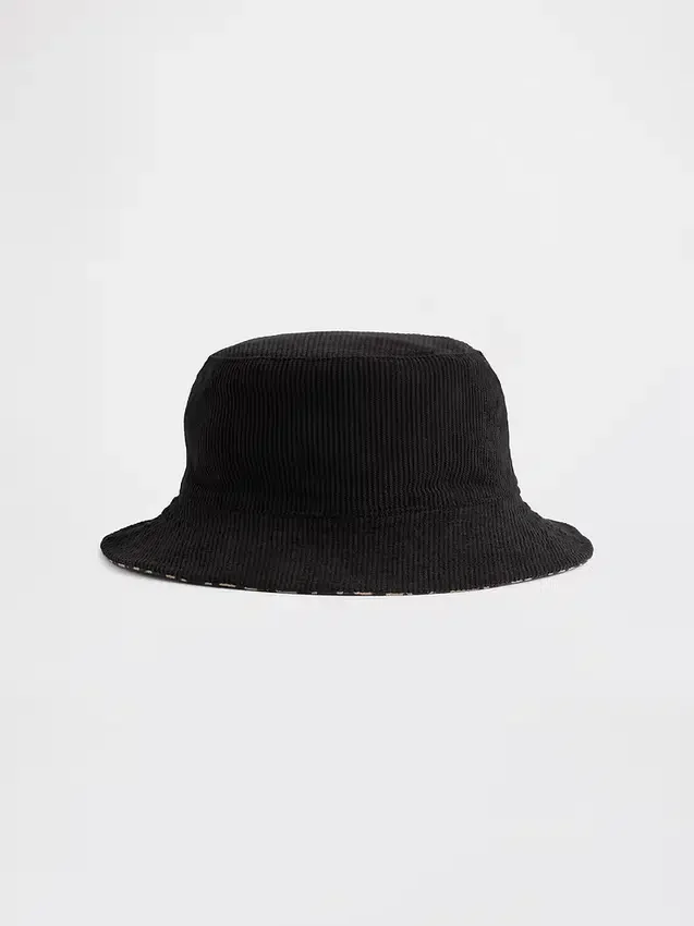 Vändbar leopardmönstrad buckethat för Baby & Småbarn