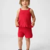 Vävda shorts med vågig kant för Baby & Småbarn