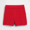 Vävda shorts med vågig kant för Baby & Småbarn