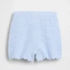 Vävda shorts med vågig kant för Baby & Småbarn